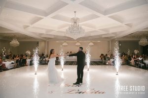Manor on High Grand Ballroom with elegant setup
